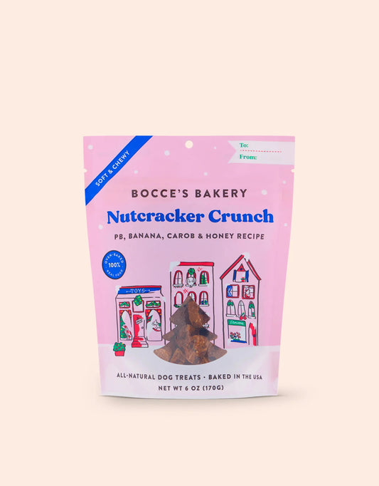 Bocce's Bakery Holiday Nutcracker Crunch 6 Oz Bag