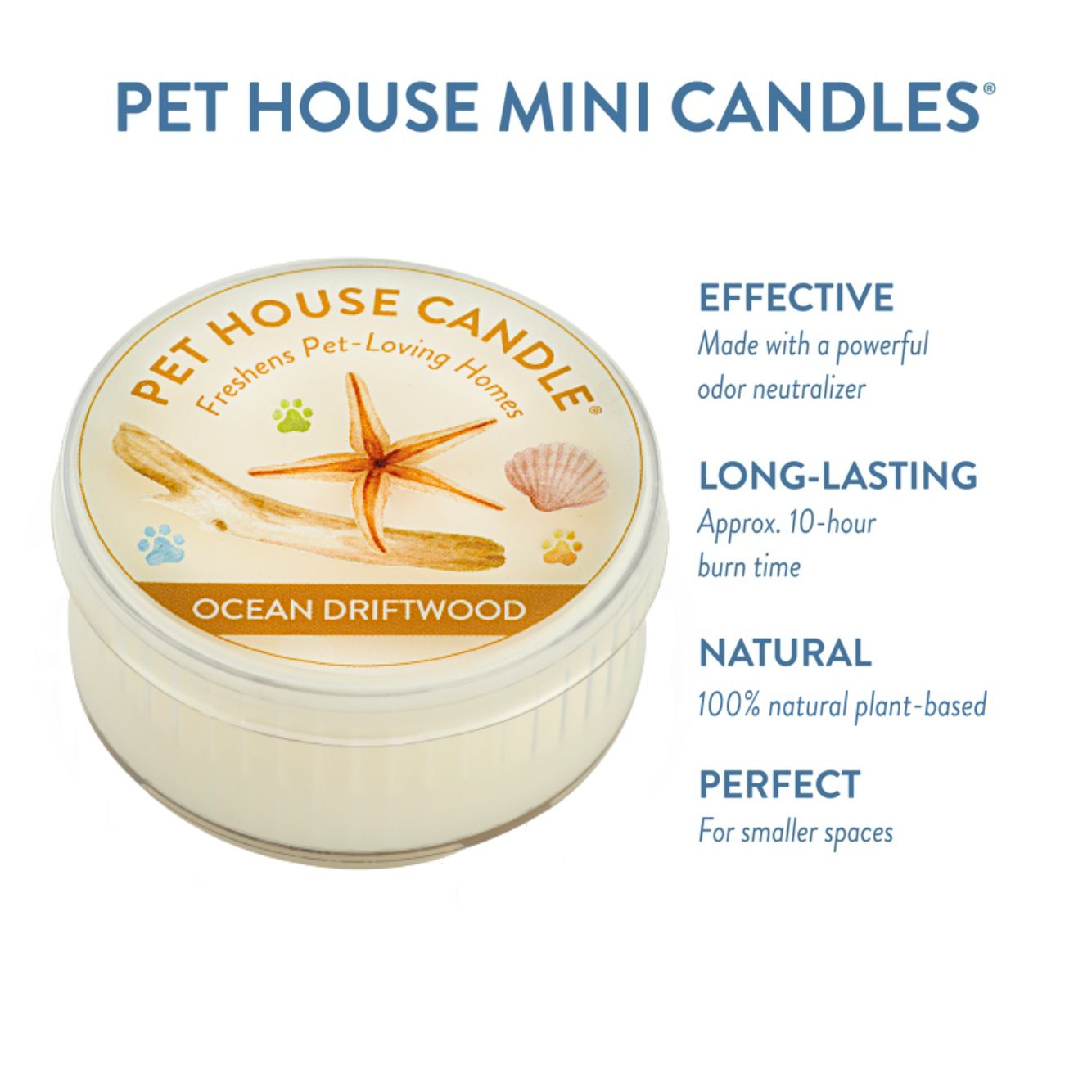 Pet House Ocean Driftwood Candle