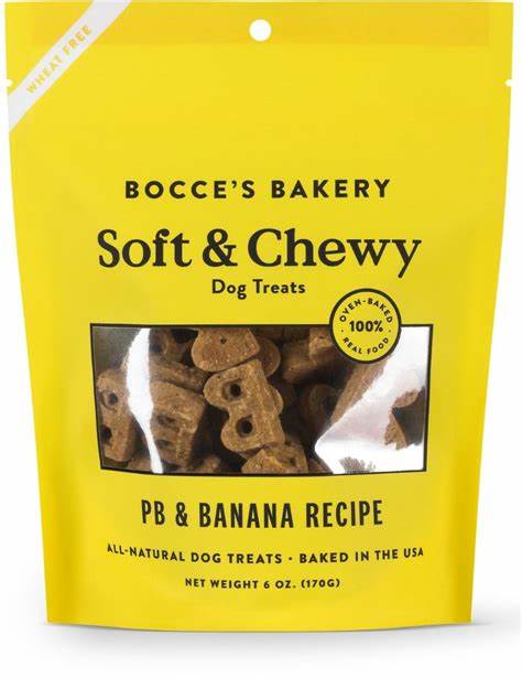 Bocce's Soft & Chewy PB Banana 6-oz