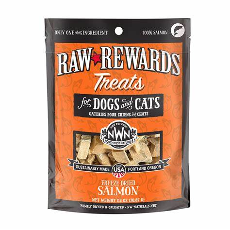 Northwest Naturals Raw Rewards Freeze Dried Salmon 2.5oz