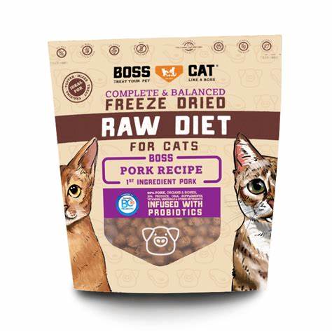 Boss Cat Freeze Dried Pork Nuggets 9oz