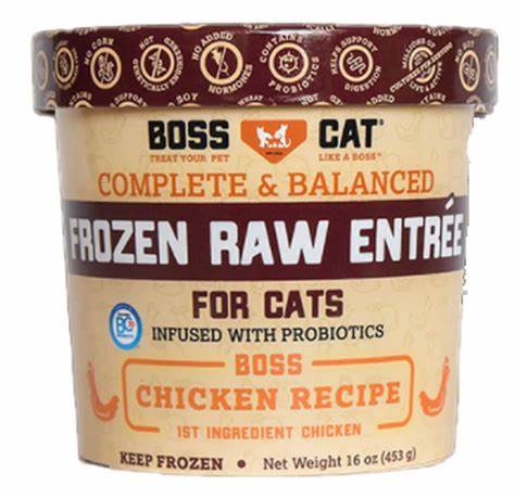 Boss Cat Raw Chicken Entree 8oz