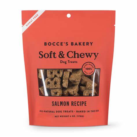 Bocce's Soft & Chewy Salmon 6-oz