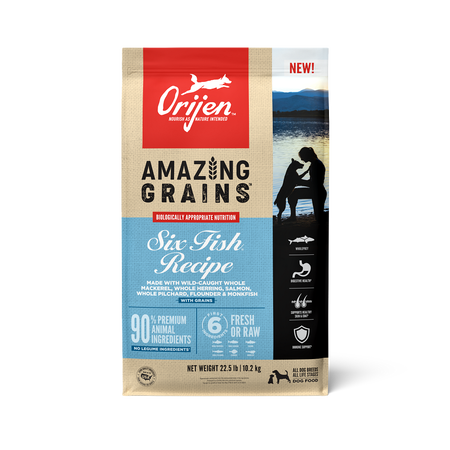 Orijen Amazing Grains 6 Fish Dog Food