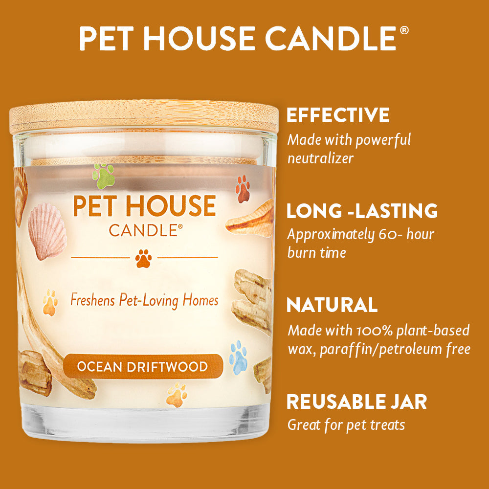 Pet House Ocean Driftwood Candle