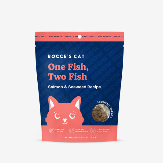 Bocce's One Fish, Two Fish Crunchy Cat Treats 2oz