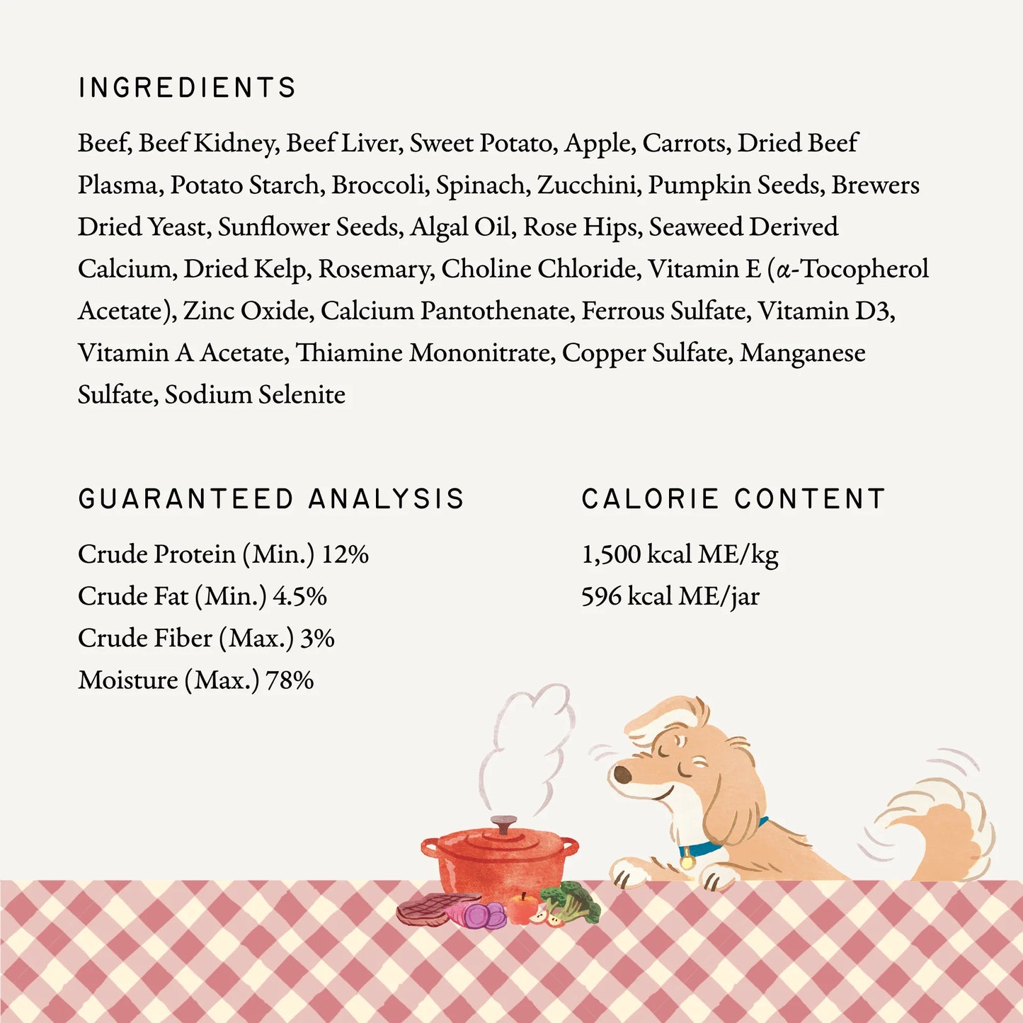 Humbl Frozen Gently Cooked Dog Food Heritage Beef Recipe 14oz