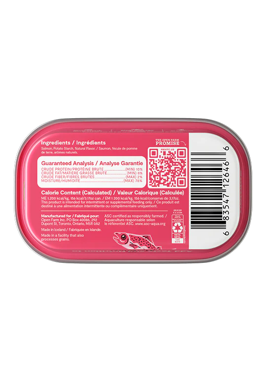 Open Farm Salmon Topper for Cats 3.17oz