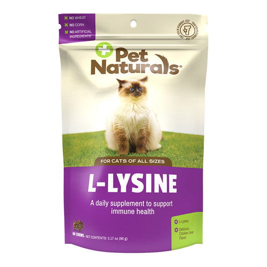 Pet Naturals Cat L-Lysine Chews 60ct