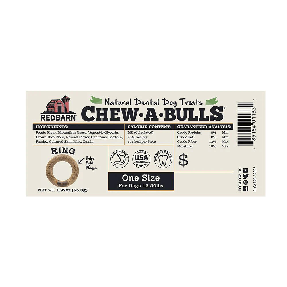 Red Barn Chew A Bull Dental Ring