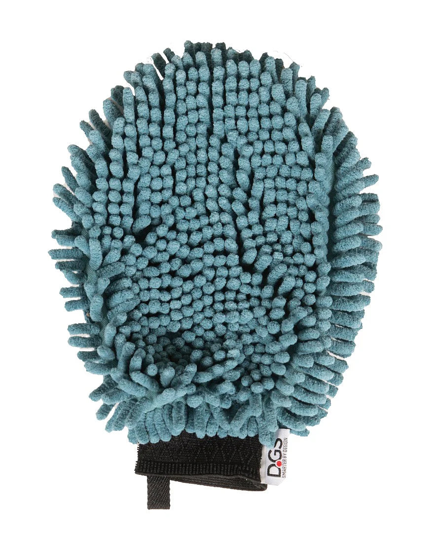 Dog Gone Smart Dirty Dog Grooming Mitt Pacific Blue