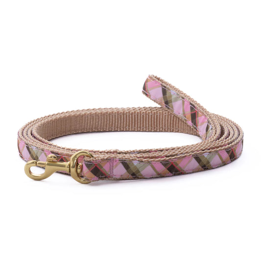 Up Country Pink Plaid Leash