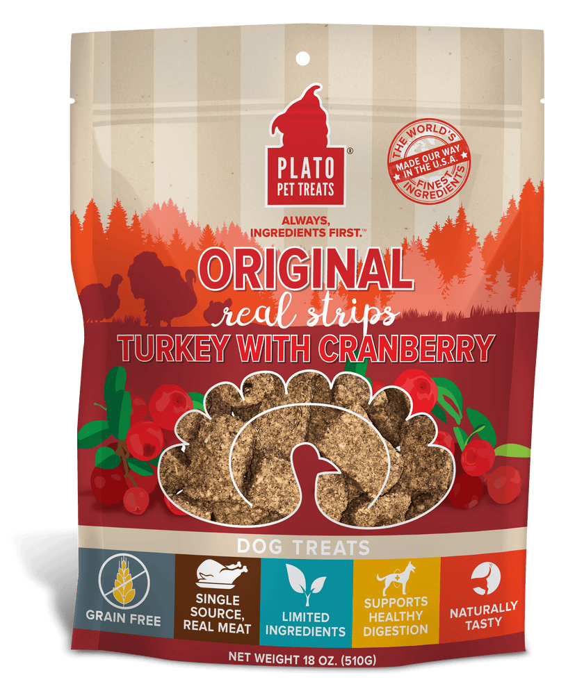 Plato Turkey & Cranberry Real Strips