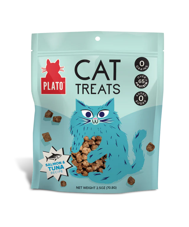 Plato Tuna & Salmon Cat Treats 2.5oz