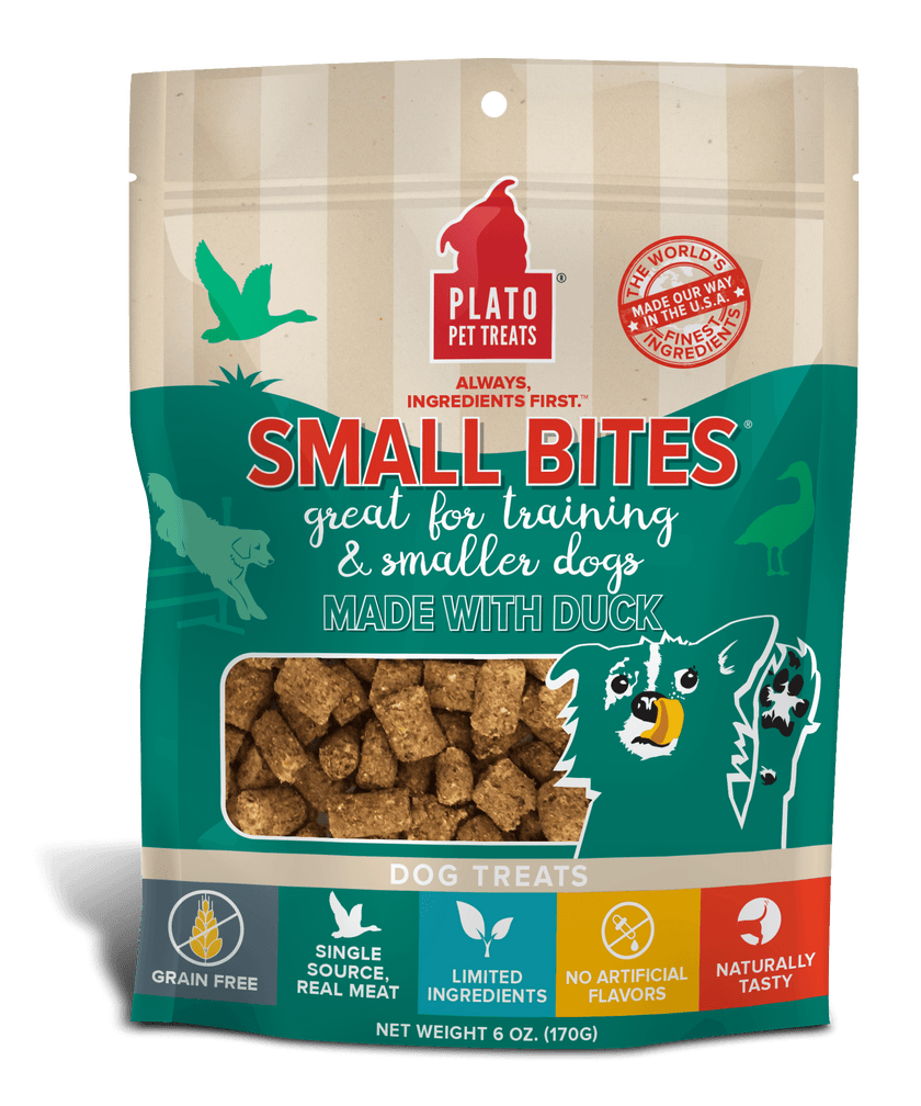 Plato Small Bites With Duck Dog Treats