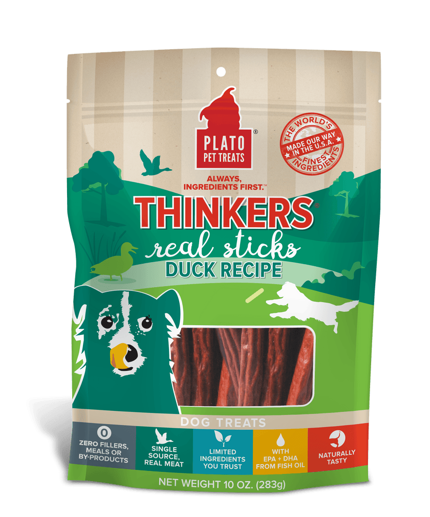 Plato Thinkers Duck Meat Sticks 10-oz