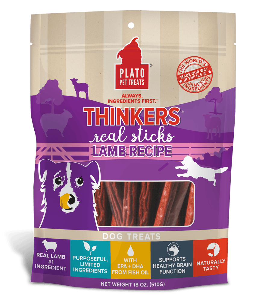 Plato Thinkers Lamb Sticks 18-oz