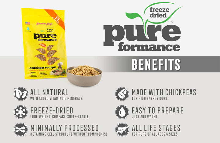 Grandma Lucy's Pureformance Grain Free Chicken Dog 10 Lbs