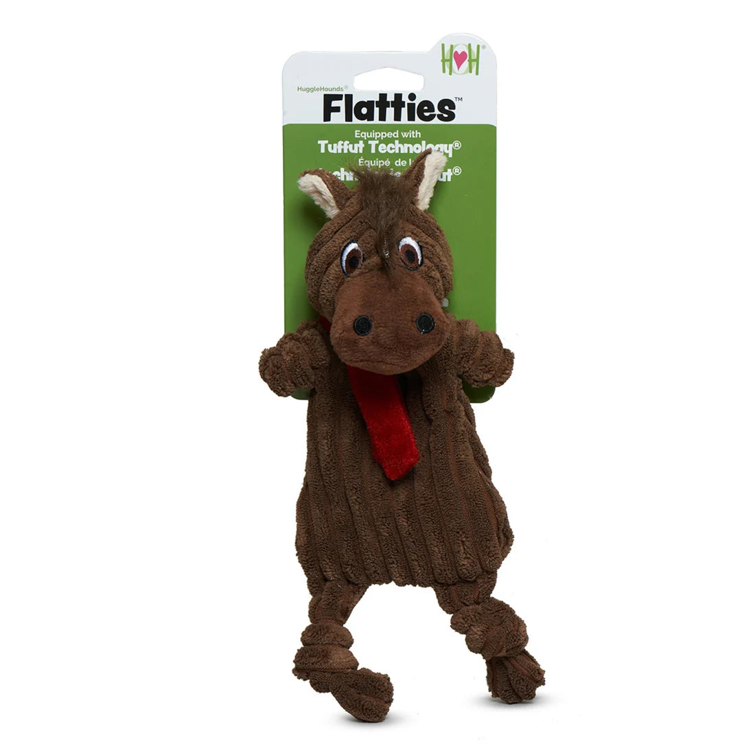 HuggleHounds Huggle Flatties Pasture Pals Small Dog Toy