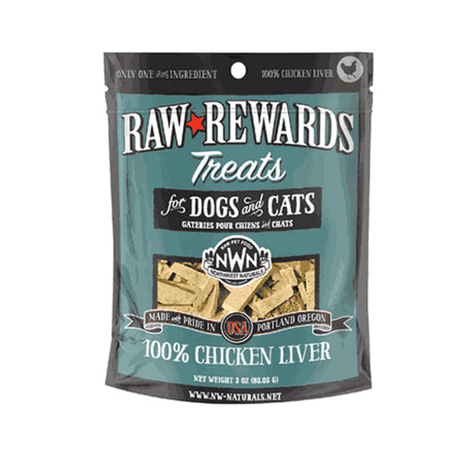 Northwest Naturals Raw Rewards Freeze Dried Chicken Liver 3oz