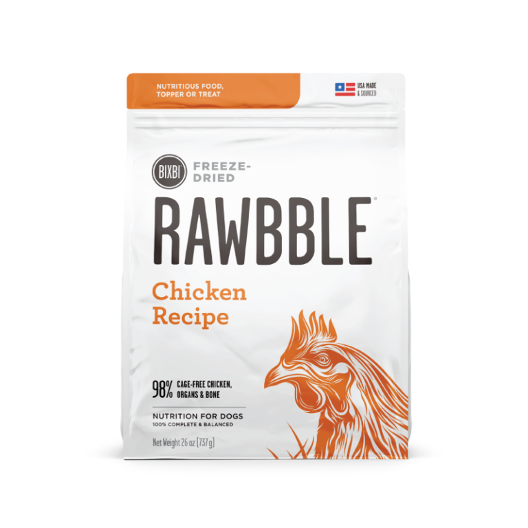 Bixbi Rawbble Freeze-Dried Dog Food Chicken