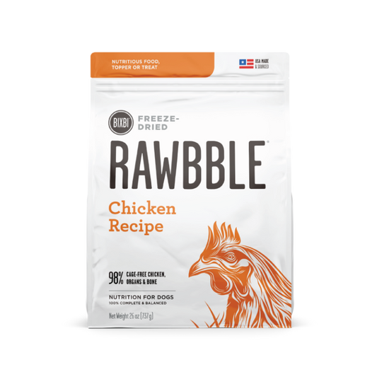 Bixbi Rawbble Freeze-Dried Dog Food Chicken