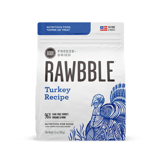 Bixbi Rawbble Freeze-Dried Dog Food Turkey