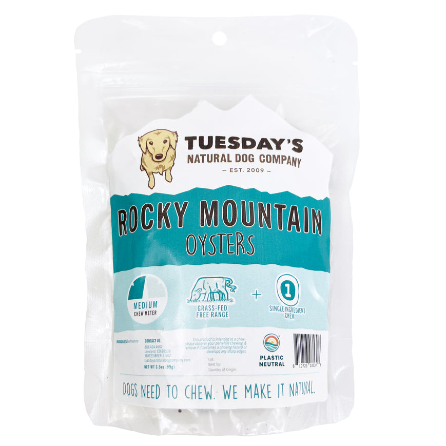 The Natural Dog Company Rocky Mountain Oysters 3.5oz