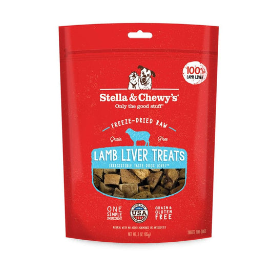 Stella & Chewy's Lamb Liver Dog Treats 3oz