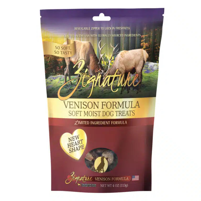 Zignature Soft Treats Venison 4oz