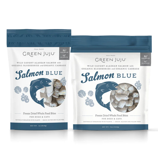 Green JuJu Freeze-Dried Salmon Blue Bites