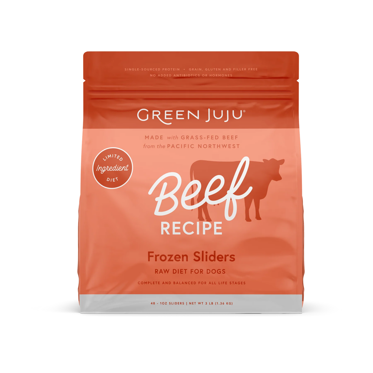 Green Juju Beef Recipe Frozen Patties & Sliders