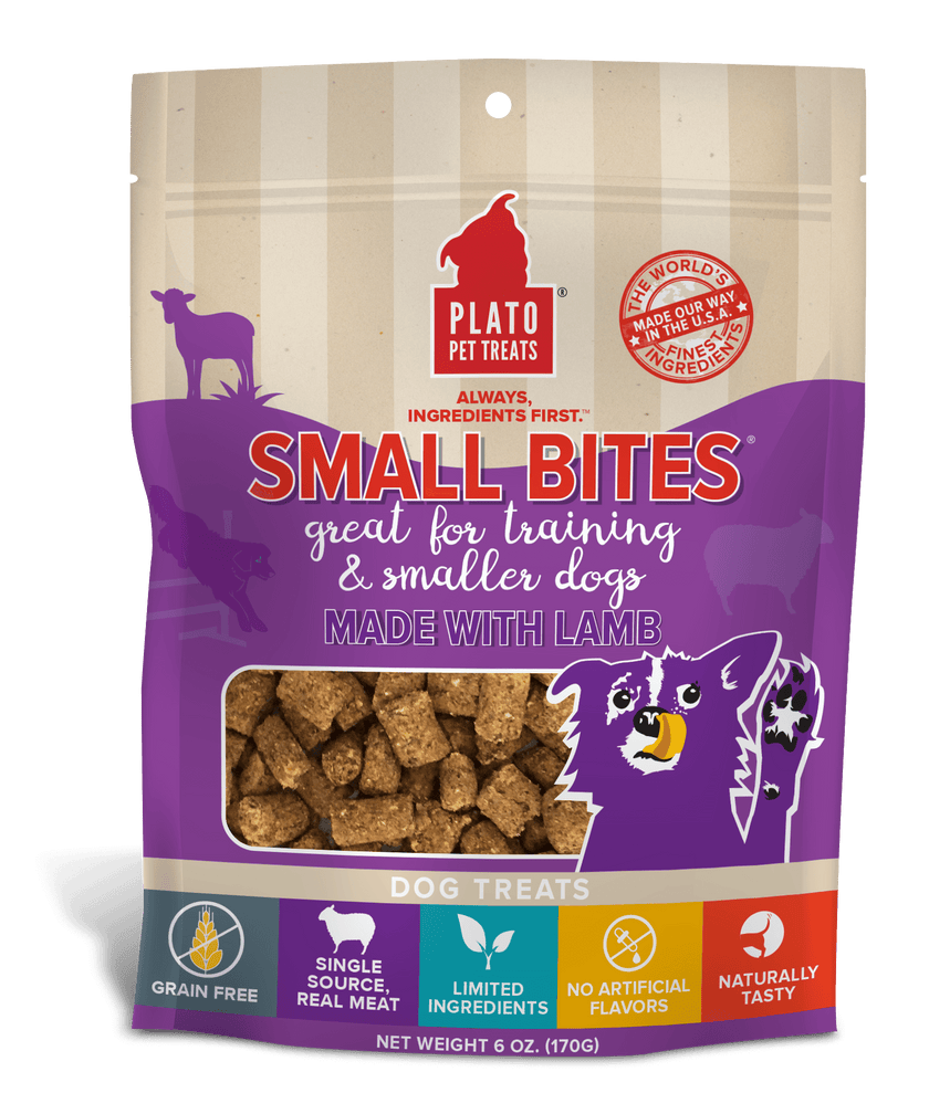 Plato Small Bites with Lamb Dog Treats 6-oz