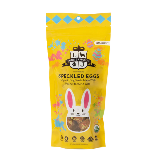 Lord Jameson Speckled Eggs Organic Dog Treats 6oz