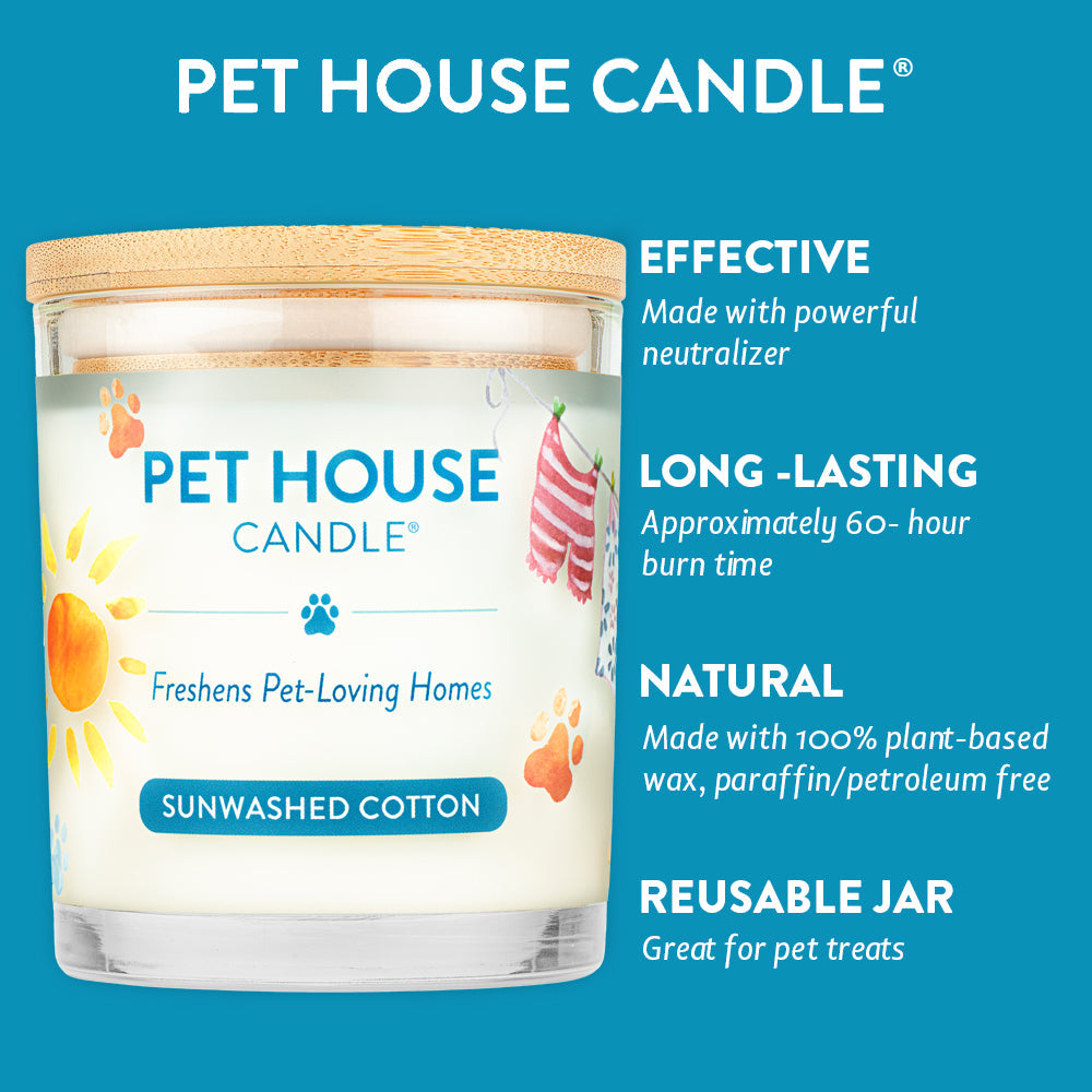 Pet House Sunwashed Cotton Candle