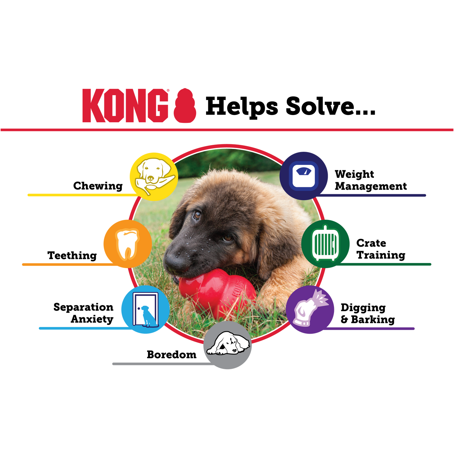 Kong Dog Classic Dog Toy Red