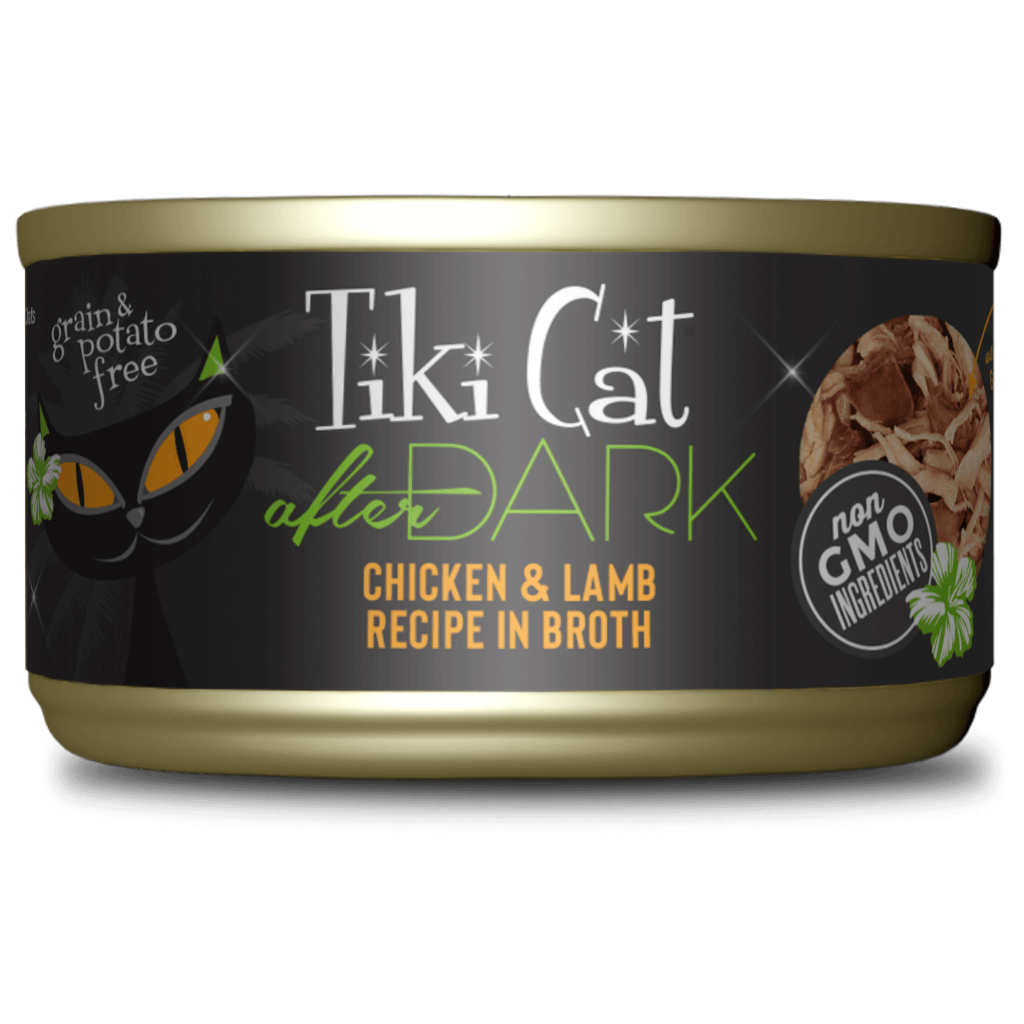 TikiCat After Dark Chicken & Lamb Canned Cat Food 2.8-oz