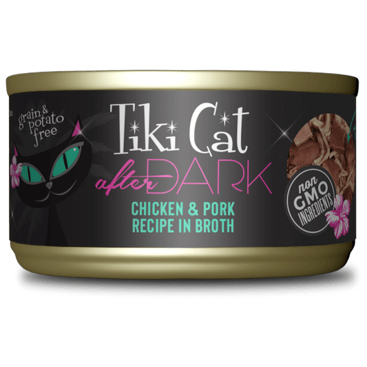 TikiCat After Dark Chicken & Pork Canned Cat Food 2.8-oz