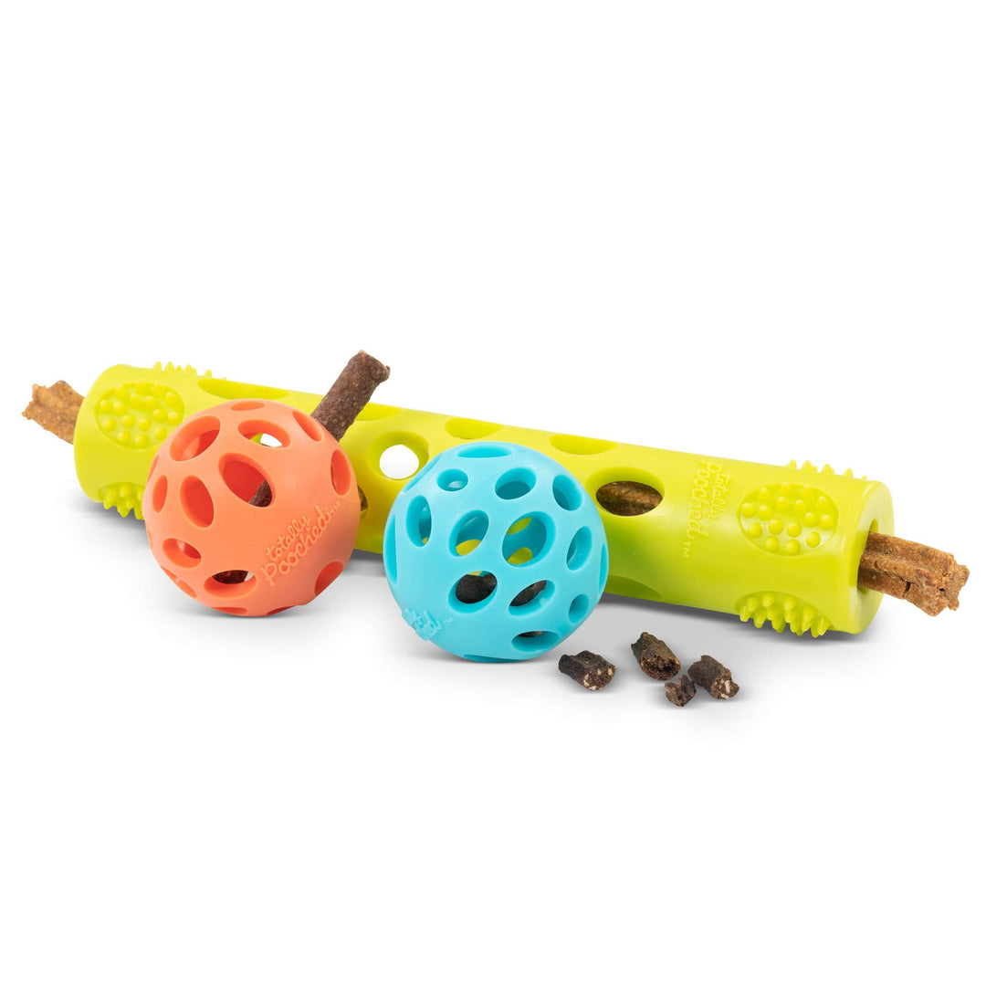 Totally Pooched Huff n Puff Assorted Dog Toy Set