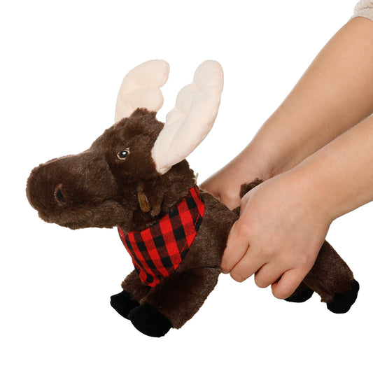 Tall Tails Holiday Animated Moose L