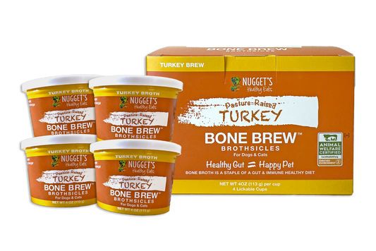 Nugget's Healthy Eats Bone Brew Turkey Brothsicles 4 pack