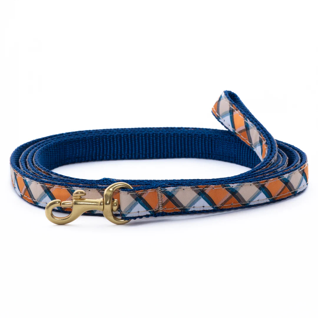 Up Country Terracotta Plaid Leash