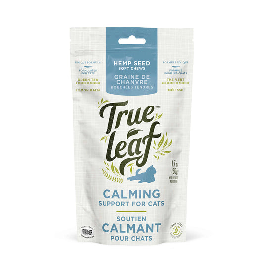 True Leaf Calming Support Hemp Seed Chews For Cats