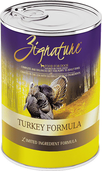 Zignature Turkey Grain-Free Canned Dog Food 13-oz