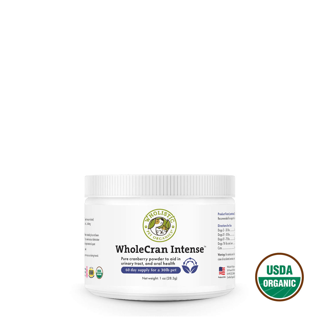 Wholistic Pet Organics WholeCran Intense