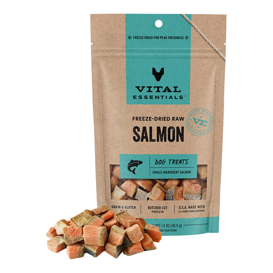 Vital Essentials Freeze Dried Treats Raw Salmon 1.5oz