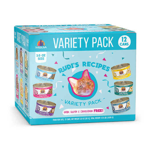 Weruva Cat Can Rudi's Recipe Variety Pack 3oz