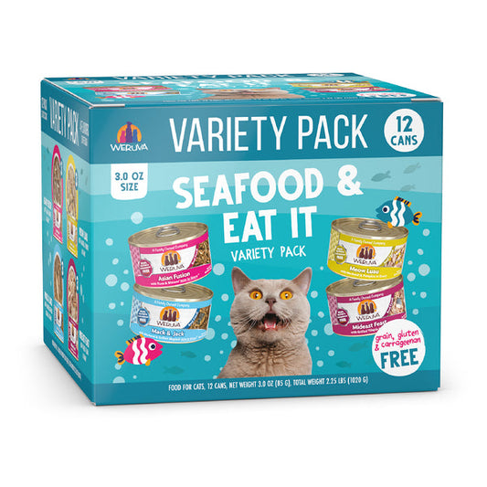 Weruva Cat Can Seafood and Eat It Variety Pack 3oz cans