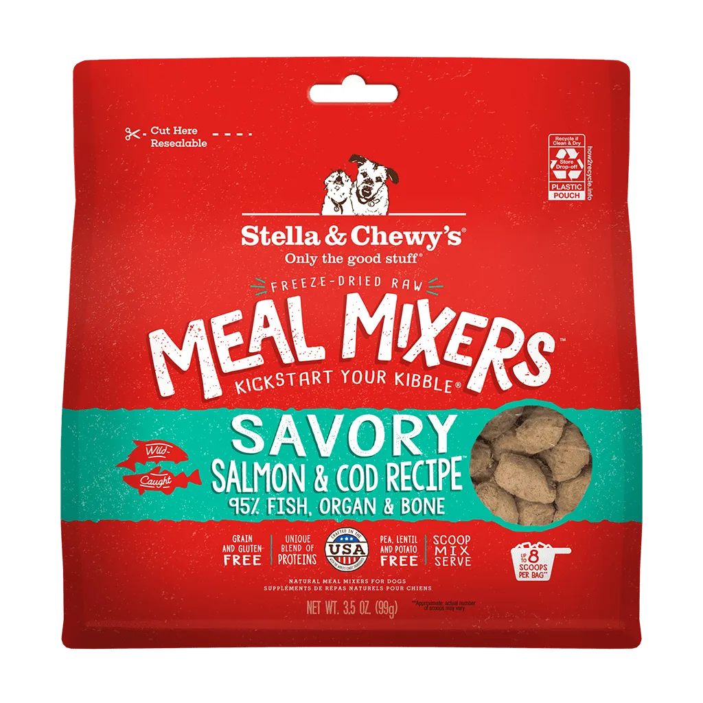 Stella & Chewy's Freeze Dried Savory Salmon & Cod Meal Mixers