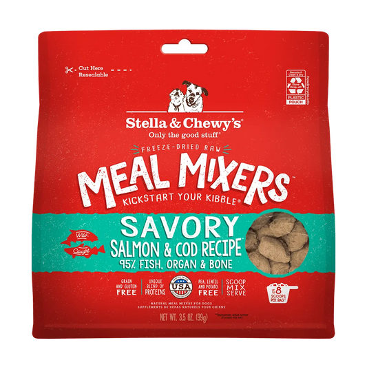 Stella & Chewy's Freeze Dried Savory Salmon & Cod Meal Mixers